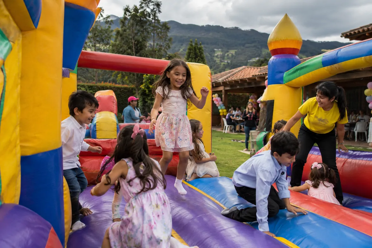 Fiesta infantil al aire libre